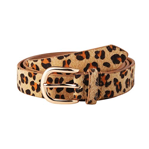 2019 Leopard Suede Women Dress Belts for Jeans 2.8mm Shiny Vintage Designer Casual Girl PU Leather Pants Waist Belts