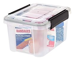 IRIS USA UCB-XS Quart WEATHERTIGHT Storage Box, 6.5