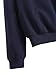 Romwe Women's Color Block Round Neck Long Sleeve Pullover Striped Sweatshirt Top Navy L/(US 6)