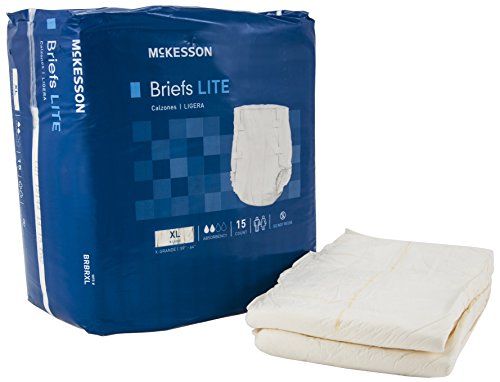 McKesson BRBRXL Baby Diaper, Toddler Training Pants and Youth Absorbent Underwear, x Large  (Pack of 60)