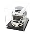 Better Display Cases Clear Acrylic Football Helmet Display Case with Black Risers (A002-BR)