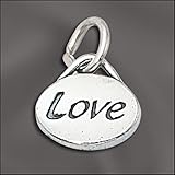 Charm - Love Message Charm .925 Sterling Silver