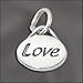 Charm - Love Message Charm .925 Sterling Silver