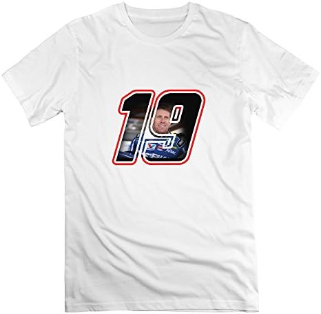 TIANYI Men Carl Edwards 19 Poster V-Neck 100% Cotton Tee Shirts XS White
