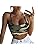 Bringbring Women Camouflage Sleeveless Tank Top Bustier