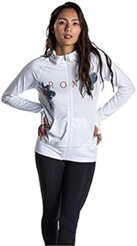 Amazon Roxy ロキシー ラッシュパーカ Full Bloom Parka ラッシュガード ジップアップ パーカー Uvカット スイムウェア 水着 水陸両用 レディース 年春夏 品番 Rly1036 Wht ホワイト Lサイズ Roxy ロキシー ラッシュガード
