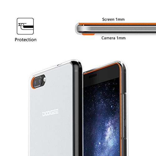 Doogee X20 Case, HOOMIL Soft TPU Slim Protective Clear Case for Doogee X20 / X20L Phone Cover (Crystal) - HU3217