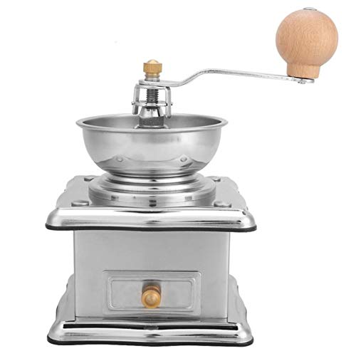 HEQIE-YONGP Elektrische Kornmühlenschleifer Haushalt Edelstahl Quadratische Form Manuelle Kaffee Mühle Grinder… – Bild 3