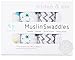 Organic Muslin Swaddle Blankets by Tristan & ava, 100% Cotton, Ultra Soft, Pre-Washed, 4-Pack Baby Swaddle Blanket Set for Boys and Girls, 47 x 47 inch, Starry Night