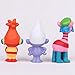 Uranus Cute! DreamWorks Trolls Poppy Doll Mini Figures Collectable Doll Choose Character Cake Toppers