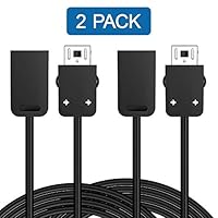 NAHAO NES/SNES Classic Controller Extension Cable 3M/10ft (2-Pack) Wiiu Controller Extender Compitable With Nintendo Super NES Classic Edition (2017) and Mini NES Classic Edition Controller (2016)