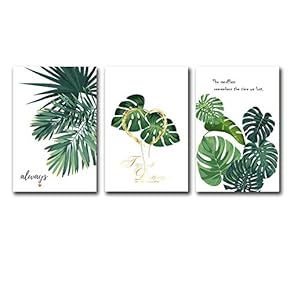 3 Panel Canvas Wall Art Canvas Prints Painting Wall Decor for Living Room Wooden Framed Home Decorations - 16"x24" x 3 Panels