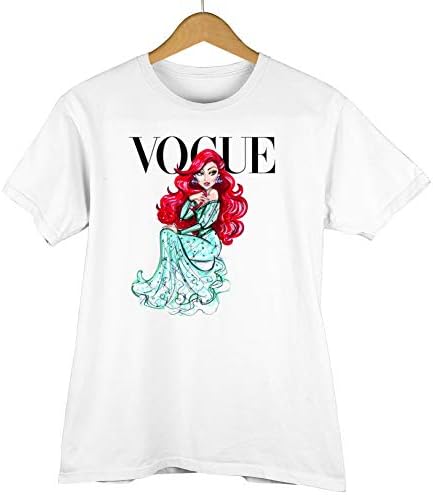 Disney Fashion T-Shirts Ocean Princess Unisex White T-Shirt - Mermaid Ariel