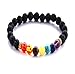 Feite Yoga Bracelet7 Chakra Healing Balance Beads Bracelet