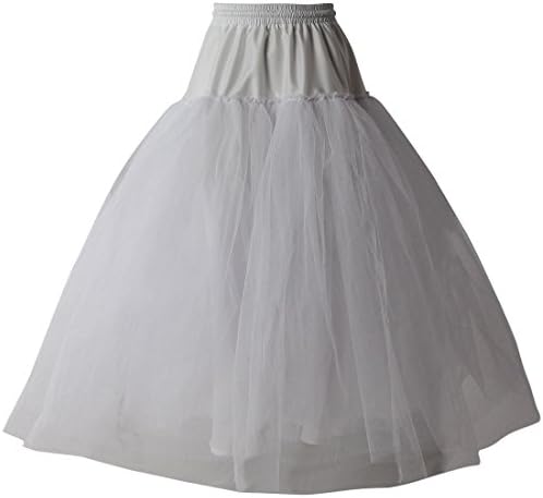 NTLCOS Women's Ankle Length Petticoat Crinoline Underskirt Slips For Long Dress