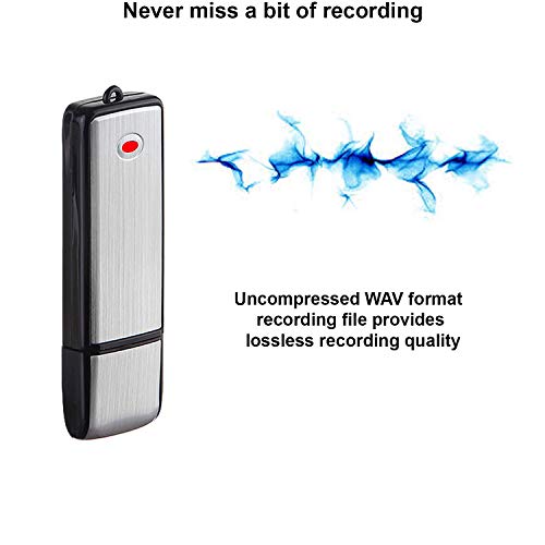 eAnjoy 8G USB Digital Voice Recorder; Crystal Clear Flash Drive Audio