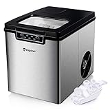 Portable Ice Maker for Countertop, 9 Ice Cube Ready