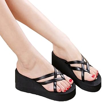 high platform flip flops