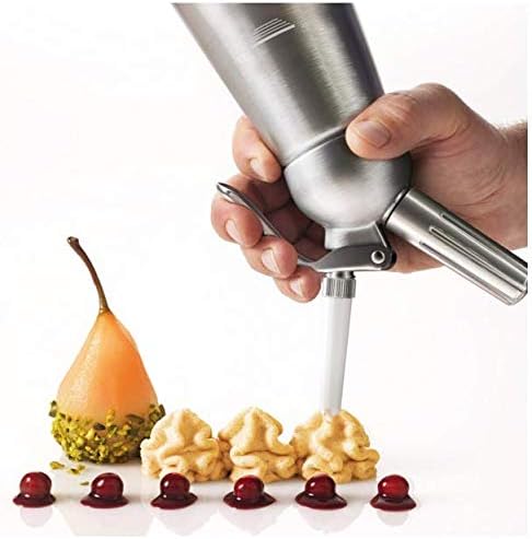 Nuvantee Cream Whipper (1-Pint), Professional Aluminum Whipped Cream Dispenser With 3 Decorating Nozzles - Image 5