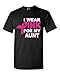 Shop4Ever® I Wear Pink for my Aunt T-shirt Breast Cancer Awareness Shirts