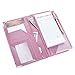 Sonic Server Book 5 x 9 Large Deluxe Organizer for Waiter Waitress Waitstaff | 12 Pockets with Window for Customization | Strawberry Pink | Holds Long Receipts, Coins, Money, and Guest Check Pad