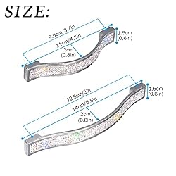 SAVORI Drawer Pulls Handle Bling Crystal Dresser