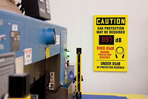 Accuform SCS603 Decibel Meter Sign, 20 x 12 inch - Thumbnail 2