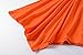 LARACE Women Plus Size 3/4 Sleeve Tunic Tops Loose Basic Shirt(L, Orange)