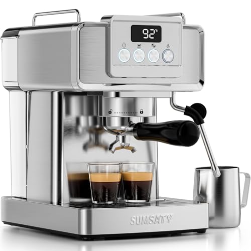 SUMSATY Espresso Machine with Milk Frother