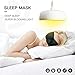 Sleep Mask 3D Contoured Eye Mask for Sleeping No Pressure On Eyes Super Soft Shading Blindfold Sleeping Mask Face Mask Eyeshade for Men Women Kids Great for Blocks Light Travel Night Sleeping Naps