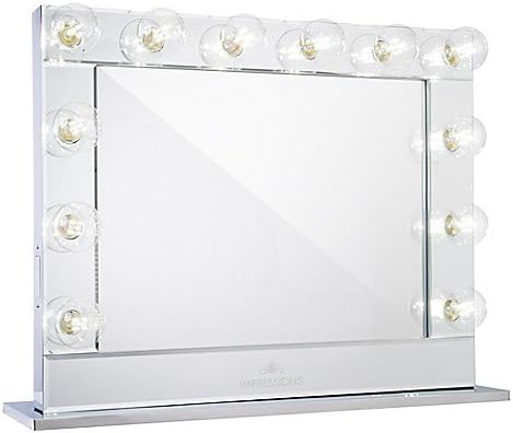 Impressions Hollywood Reflections Plus Clear Vanity Mirror