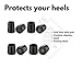 MTLEE 12 Pairs Heel Repair Caps Covers High Heel Protector for Women's Shoes, XS, S, M, L, 3 Colors