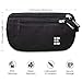 Money Belt for Secure Travel - RFID Blocking Slim Passport Holder - Hidden Waist Pouch for Cash, Credit Cards, Documents - Concealable Under Clothes, Water-Resistant Travel Belt for Men and Women