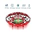 asuku Flying Ball Toy Drones,Hand Operated Drones for Kids or Adults - Scoot Flying Ball Drone，with 360°Rotating and Flashing LED Lights Mini Drone，for Boys and Girls, Kids Gifts (Red)