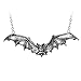 Gothic Bat Necklace By Alchemy Gothic