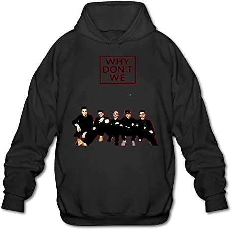 Why Don't We Mens Workout Training Pullover Hoodies Sweatshirts Size M
