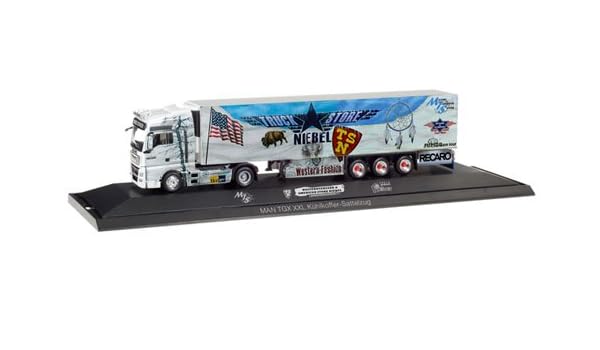 Herpa 121781 Man TGX XXL Nevera maletín de sillín Tren Truck Store ...