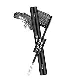 4D Silk Grafting Mascara with Fiber,Double-end Waterproof and Smudge-proof Effect for Eyelashes Makeup ROMANTIC BEAR (Black)