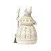 Enesco Jim Shore Heartwood Creek White Woodland Snowman with Broom Figurine, 8.5