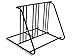 TMS® Hd Steel 1-6 Bikes Floor Mount Bicycle Park Storage Parking Rack Stand 2 3 4 5