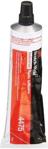 3M 4475 Scotch-Weld Industrial Plastic Adhesive, Clear 5 Oz. Tube (Pack of 1) NumberOfItems: 1 Size: 5 Ounce Tube, B?roartikel