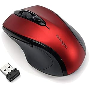 Kensington Pro Fit Wireless Mid-Size Mouse - Red