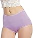 HOEREV Bamboo Fiber Women Underwear String Panty Pack of 3, pack of 3 Black, Large
