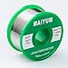 Lead Free Solder Wire,Sn99 Ag0.3 Cu0.7,0.6mm 100g, With Rosin Core for Electrical Soldering by MAIYUM