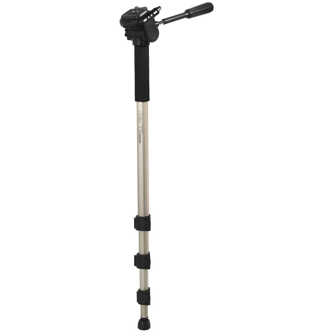 Hama 4178, Monopod Star 78 Mono Tripod, Up to 176cm, Includes Carry Bag, Silver