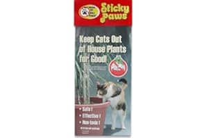 Pioneer Pet Sticky Paws for Plants Cat Deterrent