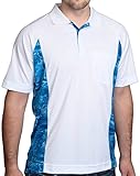 Aqua Design Men's Golf Polo Sports Camo Shirt