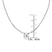 Ice Gems Sterling Silver Small Dainty Round Genuine, Simulated Gemstone or Cubic Zirconia Choker Necklace