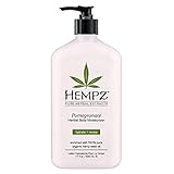 Hempz Pomegranate Herbal Body Moisturizer Lotion 17 oz by Supre (Pomegranate Scented)