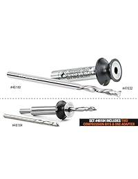 Amana Tool 46180 - Broca espiral de carburo macizo (1 8 D x 13 16 CH x 1 8 SHK x 2-1 2 pulgadas)